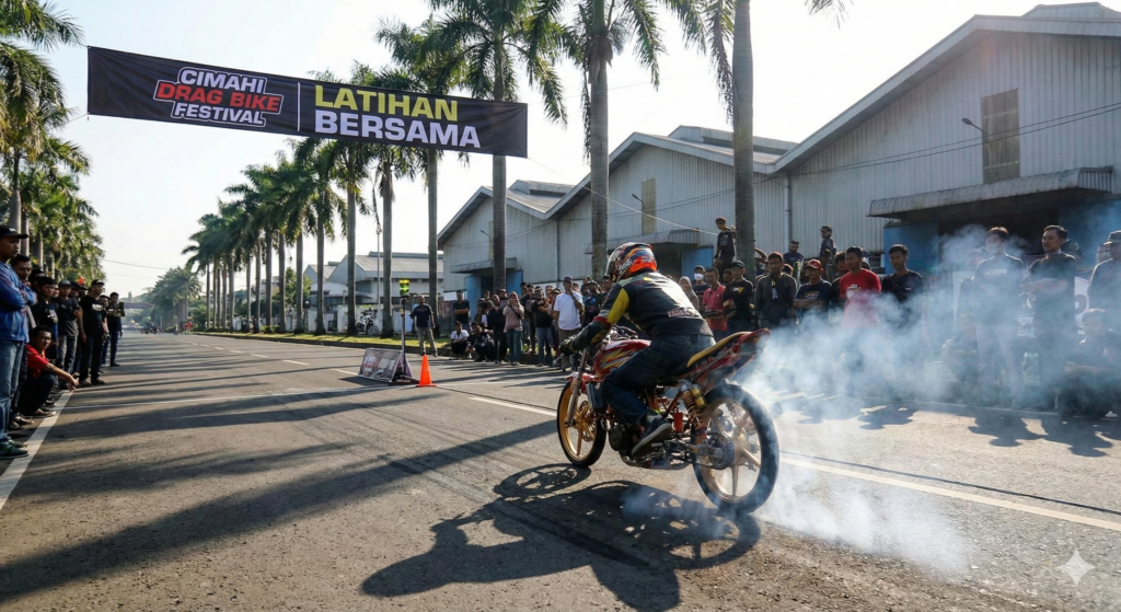 Latihan Drag Bike di Cimahi: Persiapan Pembalap 2026