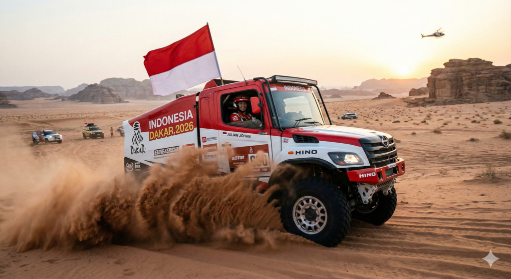 Indonesia Kembali ke Rally Dakar 2026 dengan Julian Johan