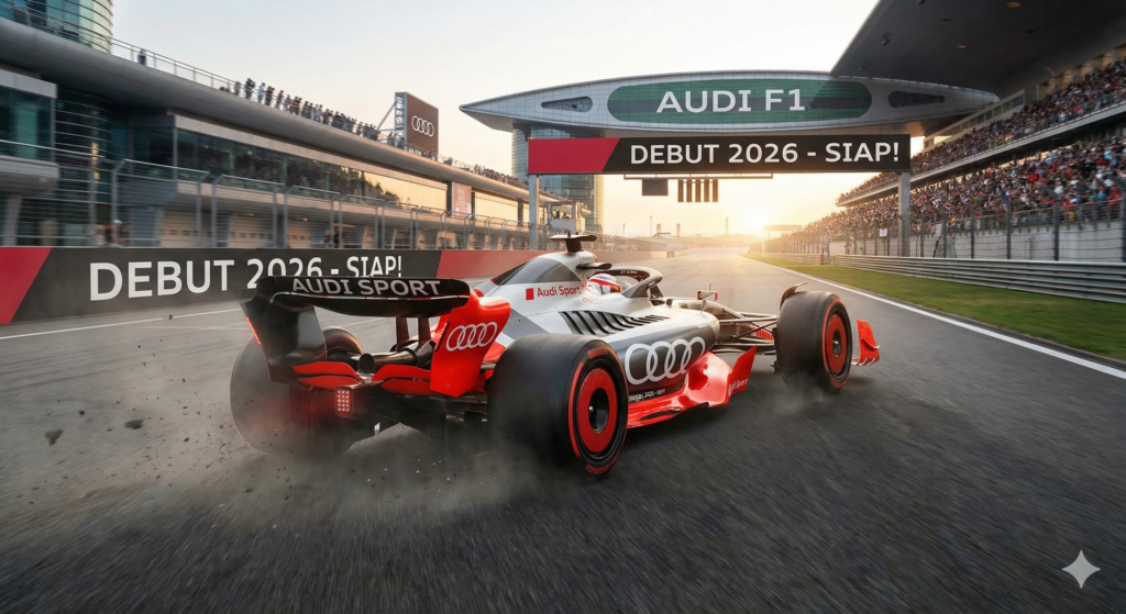 Audi F1 Jalankan Mobil F1 Pertama, Debut 2026 Siap!