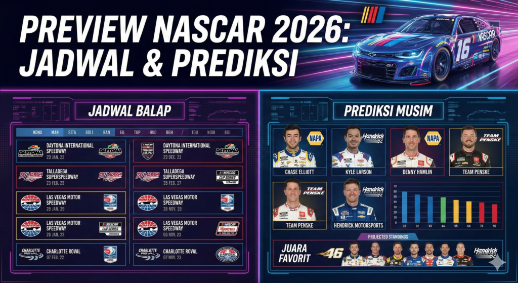 Preview NASCAR 2026: Jadwal & Prediksi – Balap News