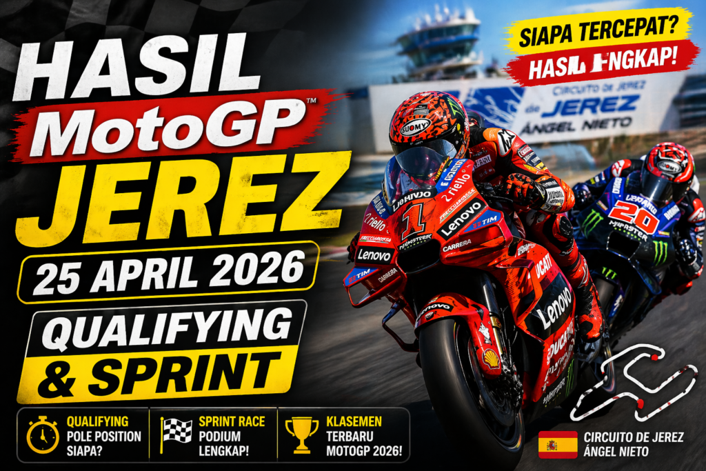Hasil MotoGP Jerez 25 April 2026: Qualifying & Sprint