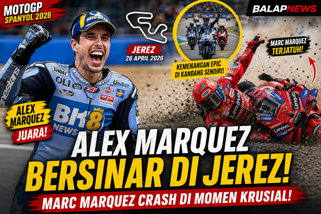 MotoGP Spanyol 2026: Álex Márquez Juara di Jerez