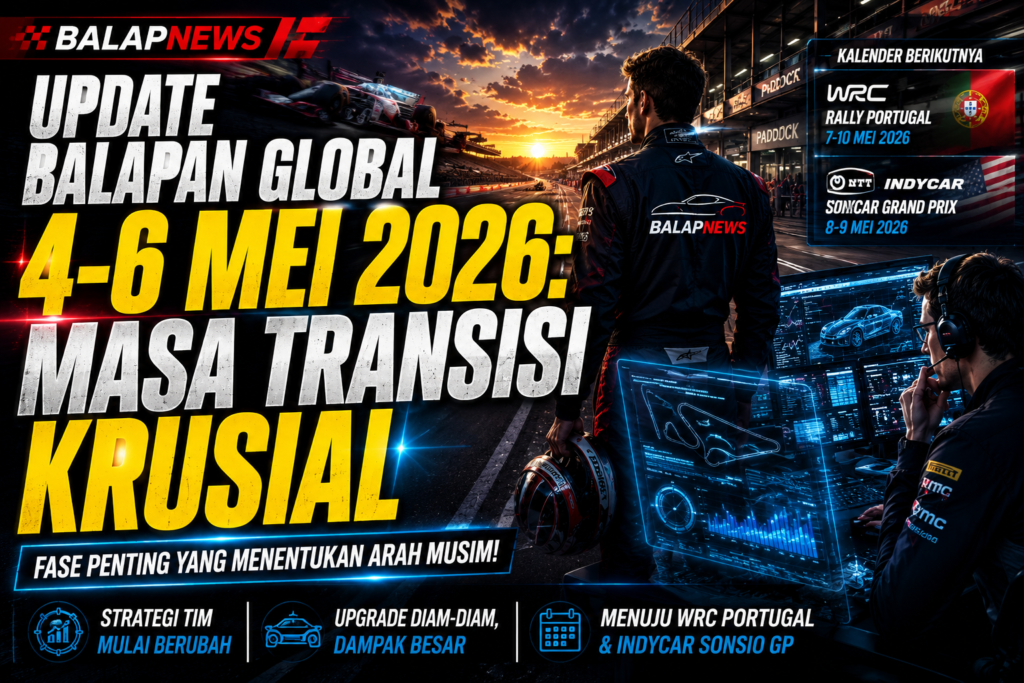Update Balapan Global 4–6 Mei 2026: Masa Transisi Krusial