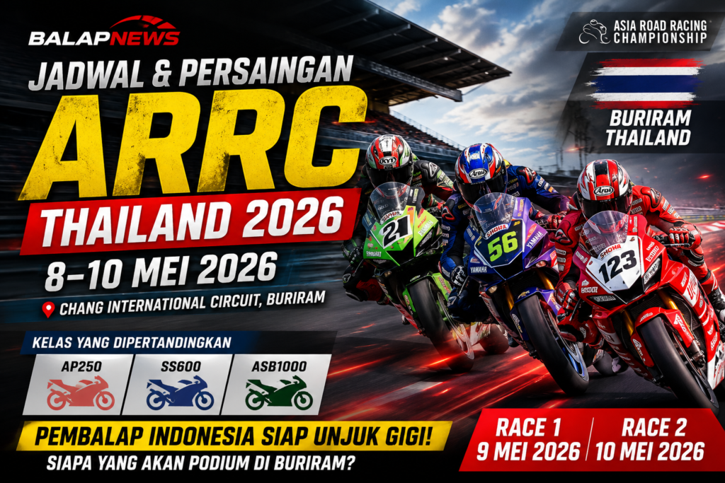 Jadwal ARRC Thailand 2026 dan Persaingan Sengit