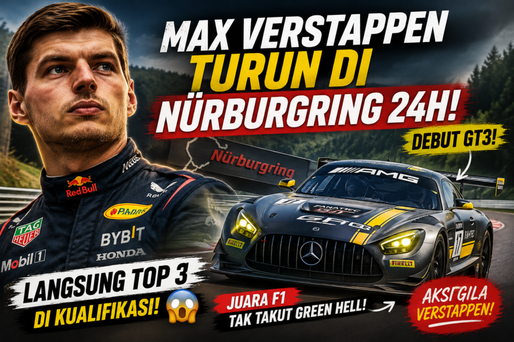 Max Verstappen Debut di Nürburgring 24H 2026