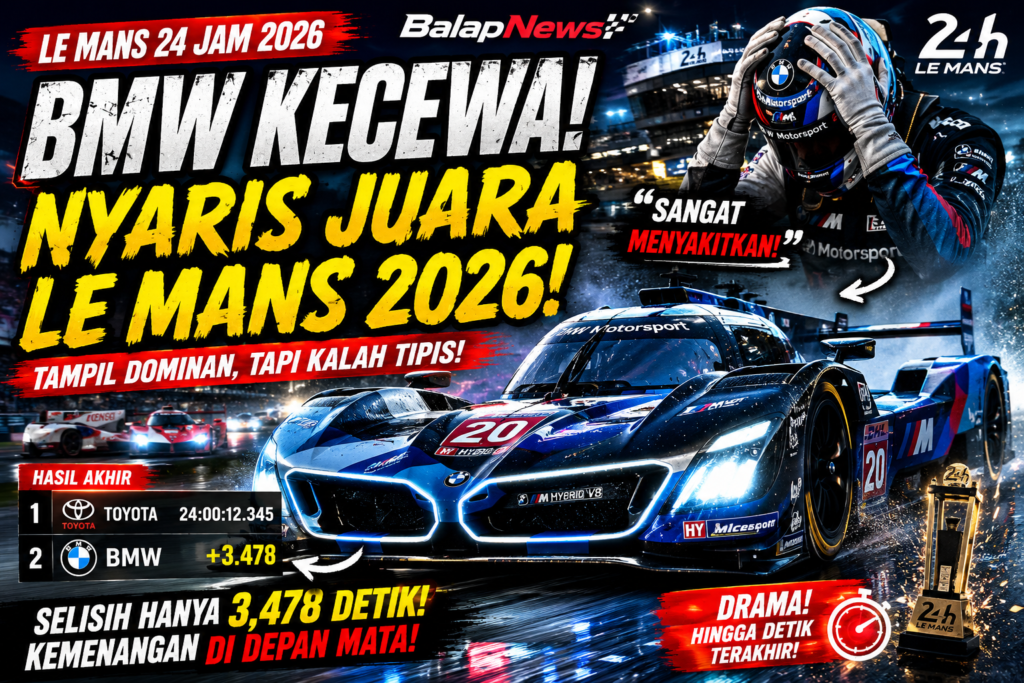 BMW Gagal Juara Le Mans 2026 Meski Tampil Dominan