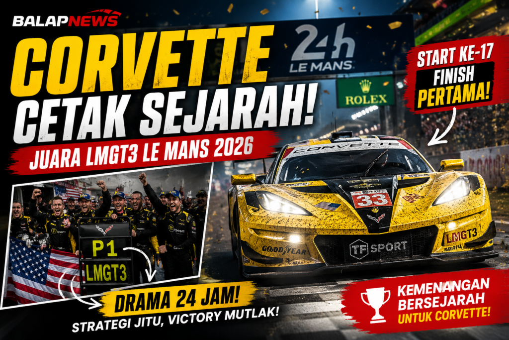 Corvette Cetak Sejarah di LMGT3 Le Mans 2026