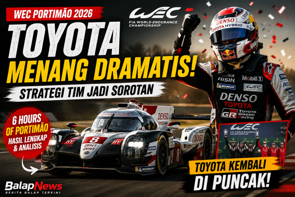 Toyota Menang Dramatis di WEC Portimão 2026