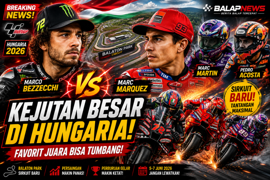 MotoGP Hungaria 2026 Resmi Dimulai di Balaton Park