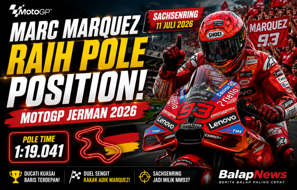 Marc Marquez Raih Pole Position MotoGP Jerman 2026