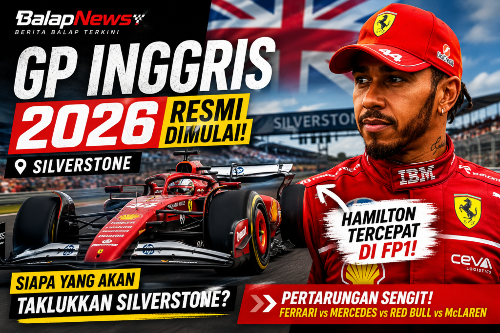 Formula 1 GP Inggris 2026 Resmi Dimulai di Silverstone